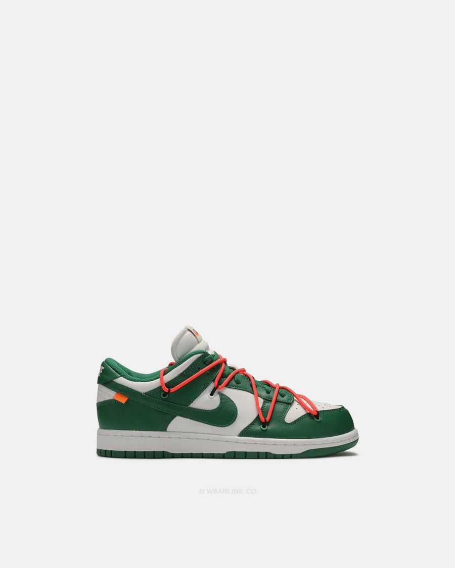 x Off White Dunk Low Pine Green Sneakers